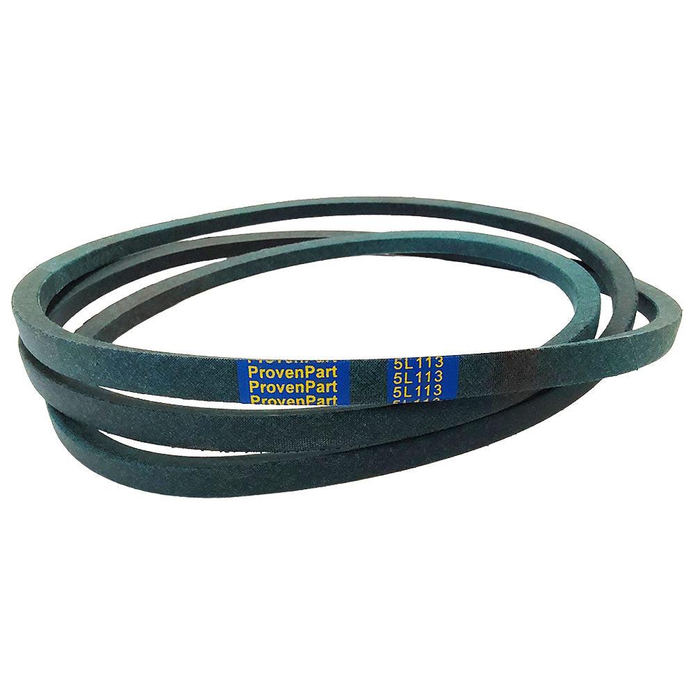 Replacement Belt For MTD & Cub Cadet Mowers - 5/8x113 Inch, Fits Models 2130-2176, Black Rubber