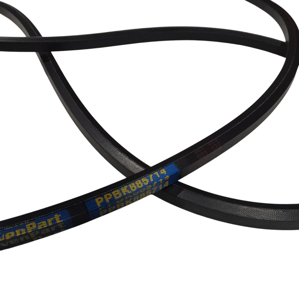 Proven Part Deck Belt 1/2 In X 112.48 In Double V Belt Fits Ferris 885714