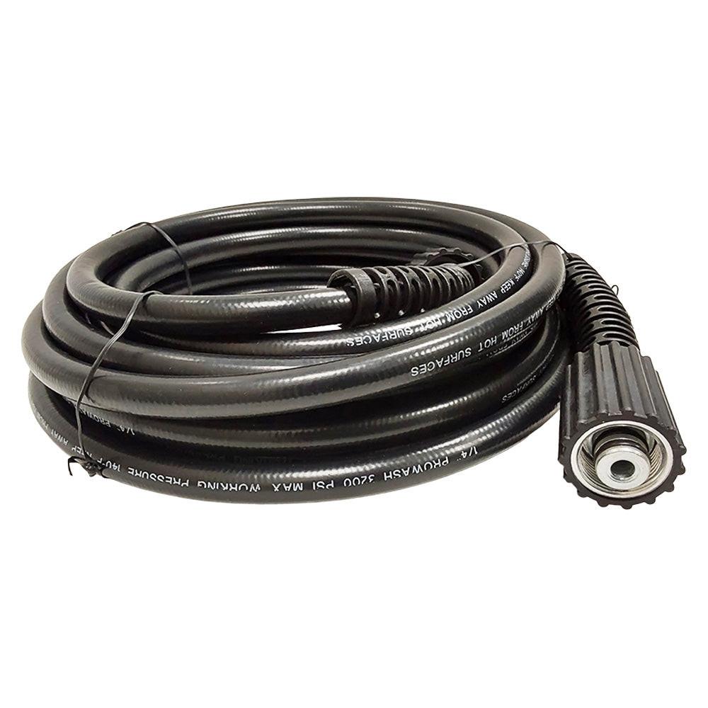 Proven Part Pressure Washer Hose 1/4 Inch X 25 Feet 3200PSI M22 X M22 Connections