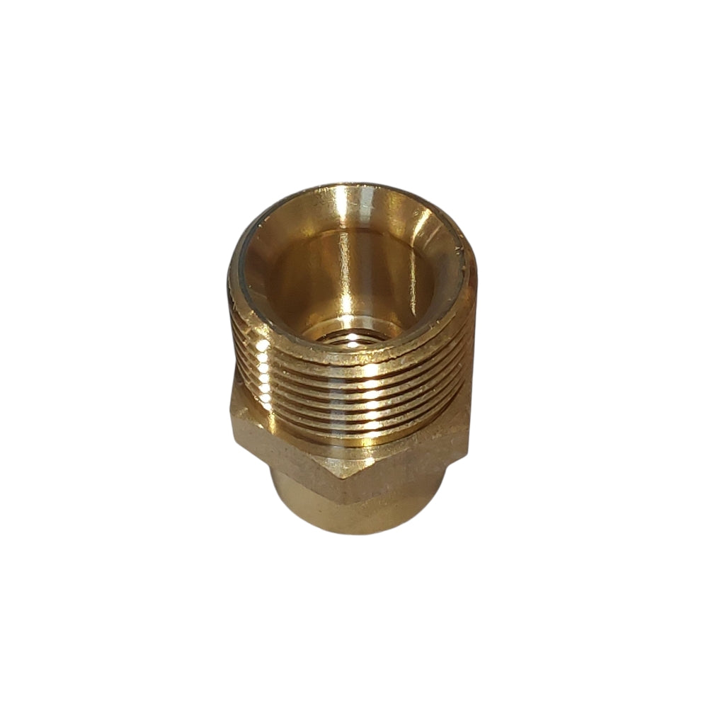 Pieza probada, conector de desconexión tipo tornillo, 1/4 macho, M22, macho, latón