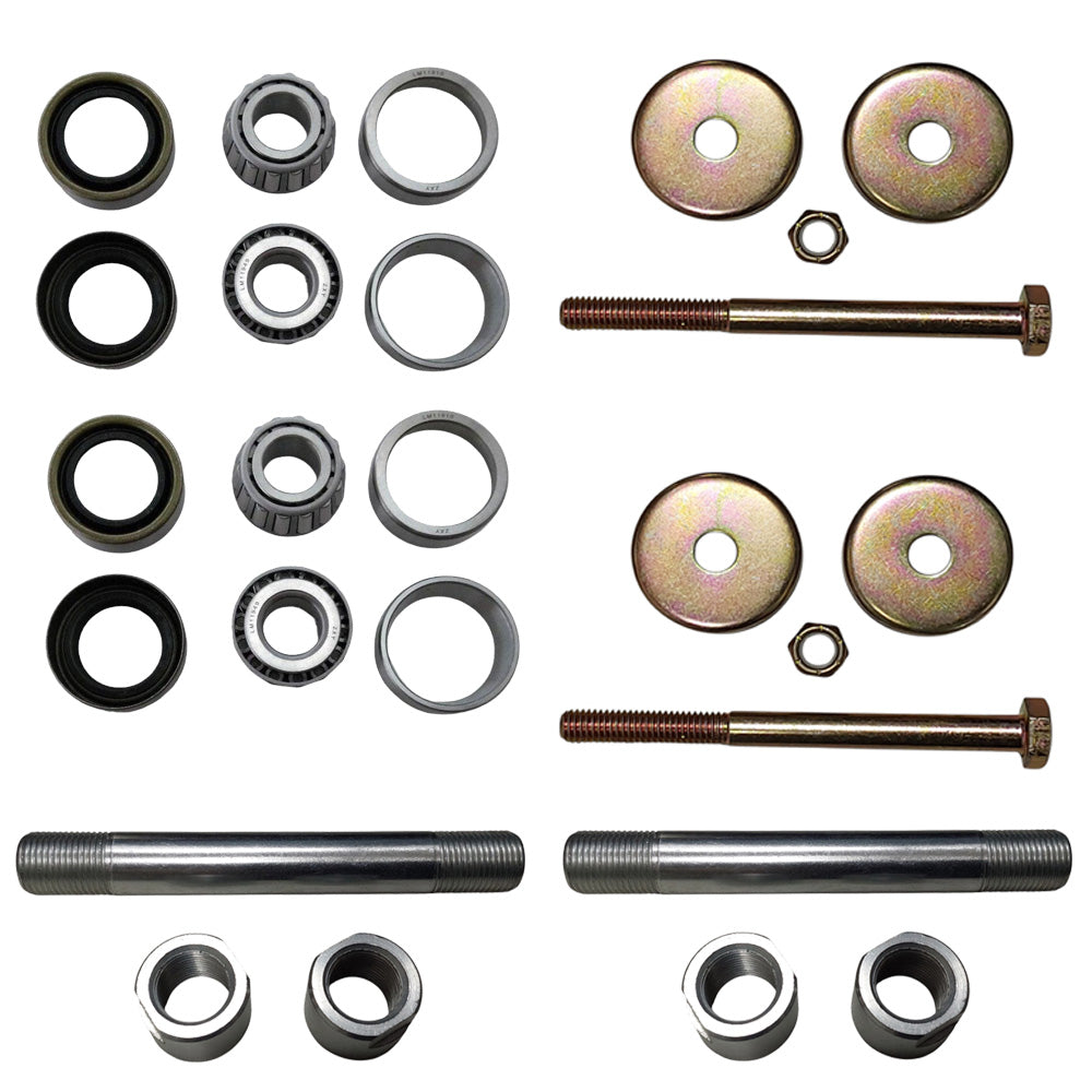 Proven Part 2 Wheel Bearing Kit Bearing, Sleeve and Axle Bolt For Toro 11x4-5 No Flat Wheels 126-5359 103-3157