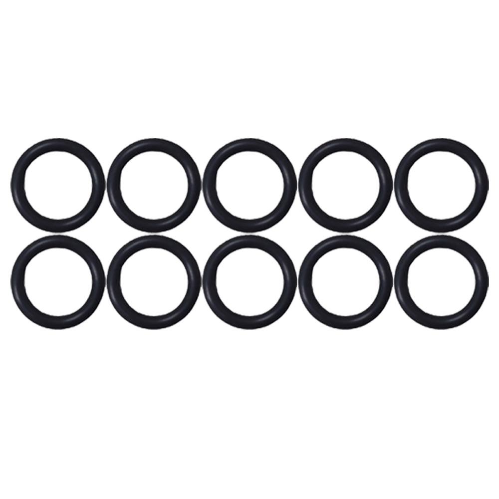 Proven Part 10 PK 3/8" High Temperature 450°F O-Rings, 3 PK 3/8" Male Quick Connect Plugs, 3 PK 3/8" Quick Connects to 3/8" MNPT