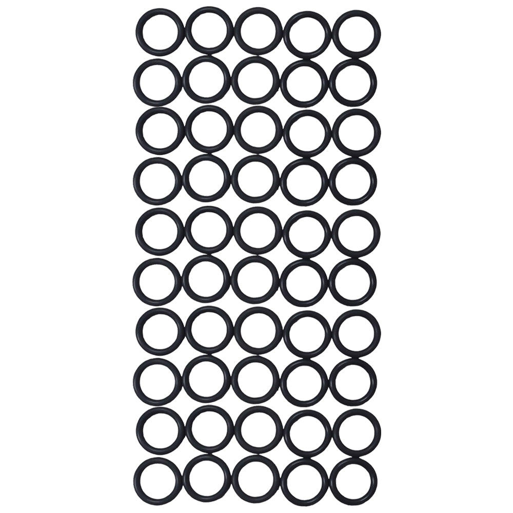 Proven Part 50 PK 3/8" High Temperature 450°F O-Rings, 3/8" Male Quick Connect Plug, 3/8" Quick Connect to 3/8" MNPT