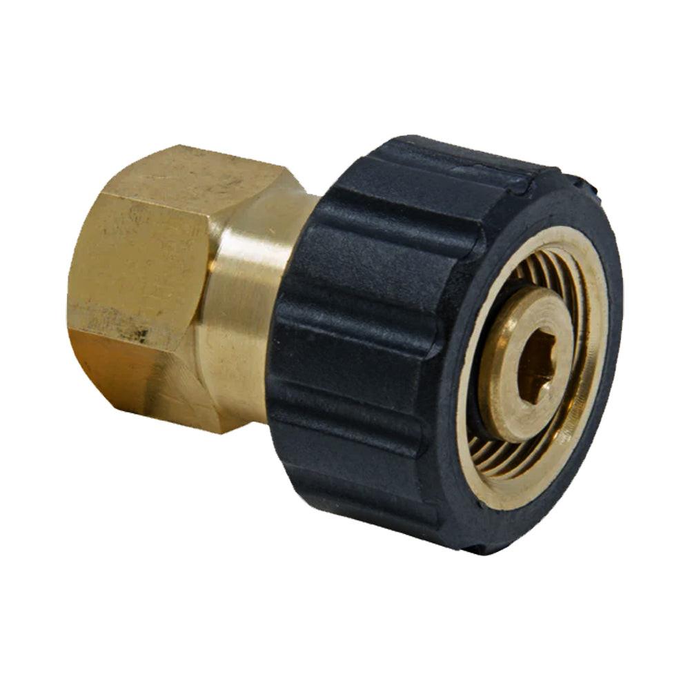 Proven Part 2 Screw-Type Q/C Fittings 1/4 Female M22 Female Brass