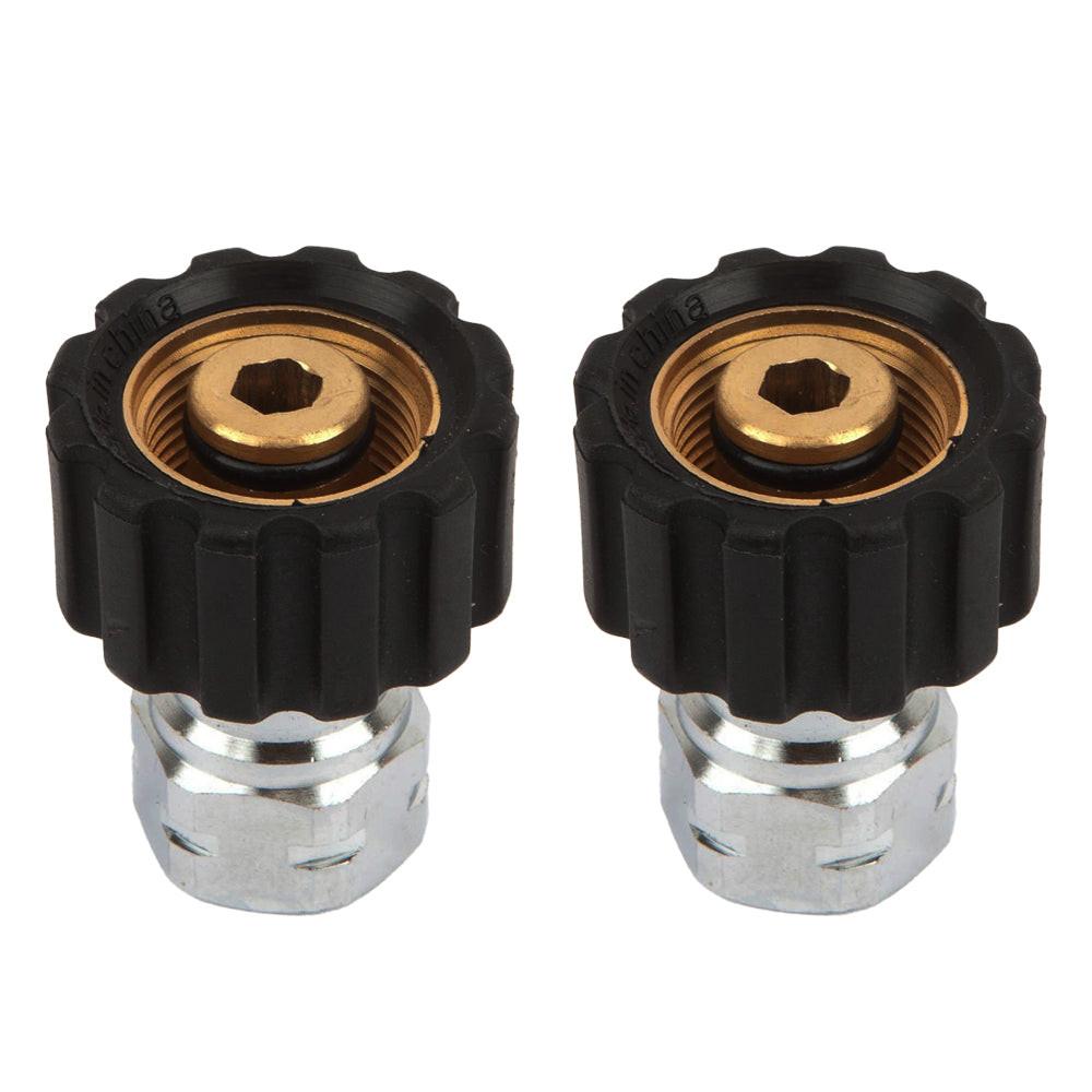 Conexiones Q/C tipo tornillo, parte 2, probadas, 3/8 hembra, M22 hembra