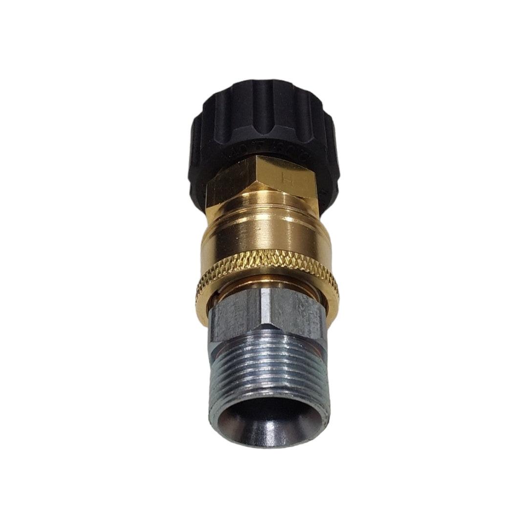 Proven Part M22 FPT X 3/8" Quick Connect Coupler Adaptor For Pressure and Power Washers and Quick Connect Coupler Plug 3/8" Steel Plug X M22 Male Threads