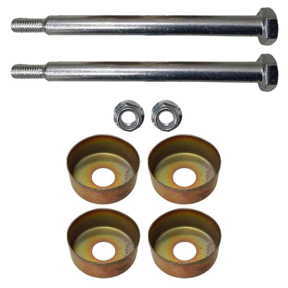 Proven Part 4- Wheel Bearing Dust CoversWith 2 Axle Bolts 2 Nuts For John Deere Z315E M159927 UC29332 14M7401