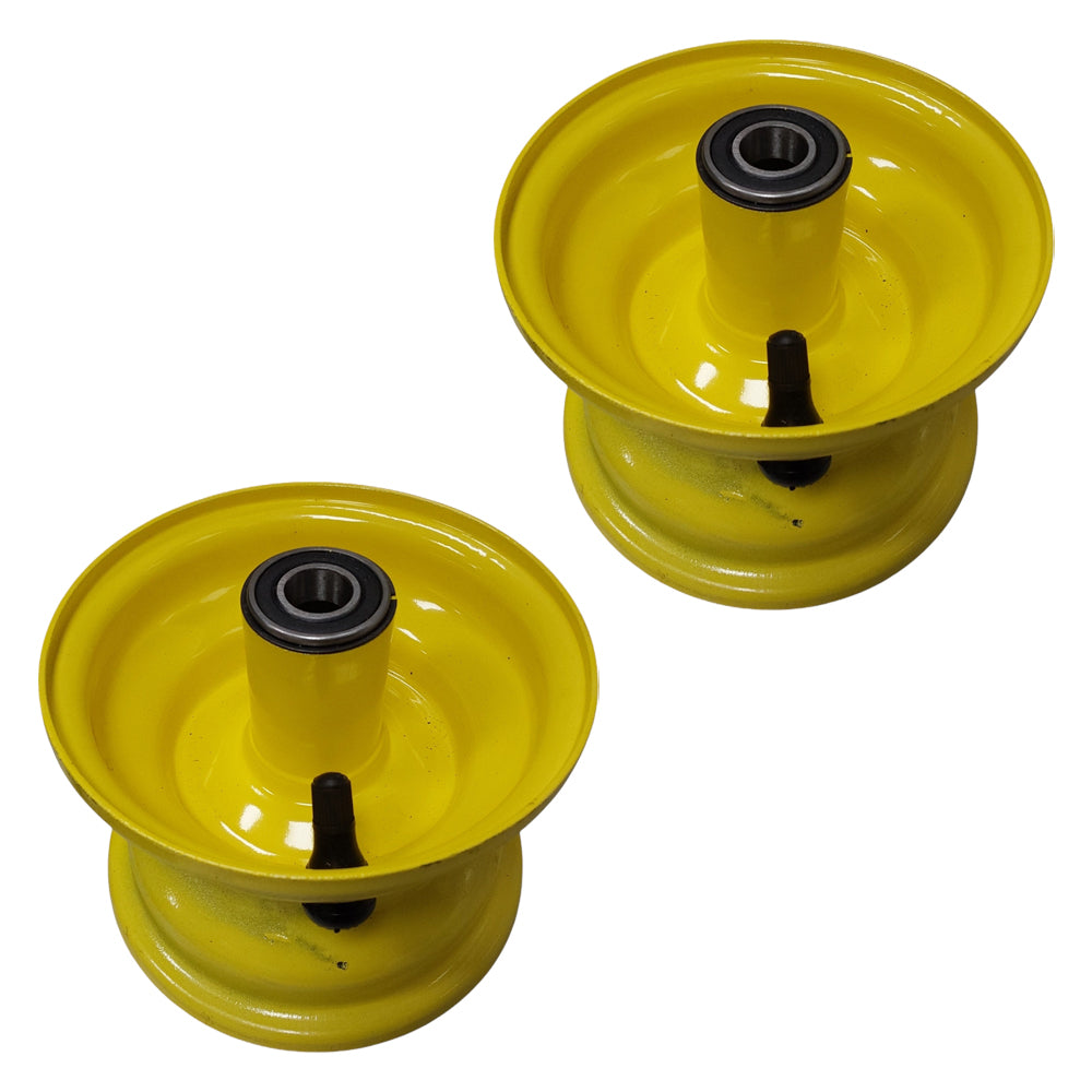 Proven Part 2- RiMS Complete With Bearings AUC18343 Fits John Deere Z315E Z320M Z320R