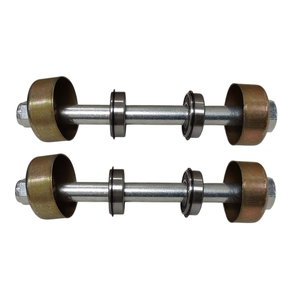 Proven Part 4 Wheel Bearings 2 Axles With Nuts 4 Wheel Bearing CoversFit UC29332 14M7401 M159927 M147544