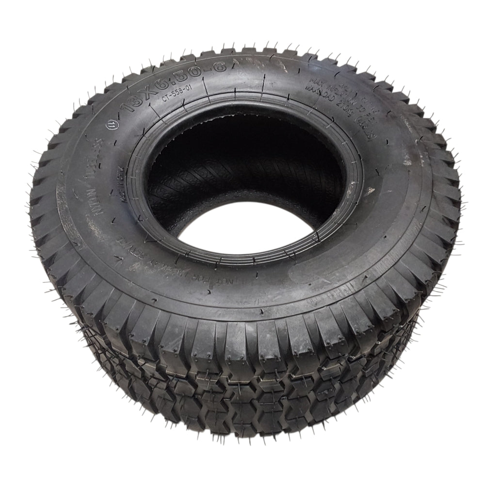 Proven Part Set Of 2 Tubeless Master Tires 13X5.00-6 2 Ply Lawn Mower Garden Tractor