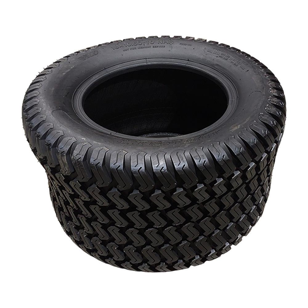Proven Part 18X10.50-10 Turf Lawn Mower Tires Tubeless Compatible With Walker 8075-1 - Proven Part