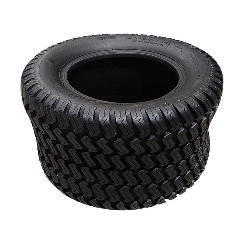 Proven Part 18X10.50-10 Turf Lawn Mower Tires Tubeless Compatible With Walker 8075-1 - Proven Part
