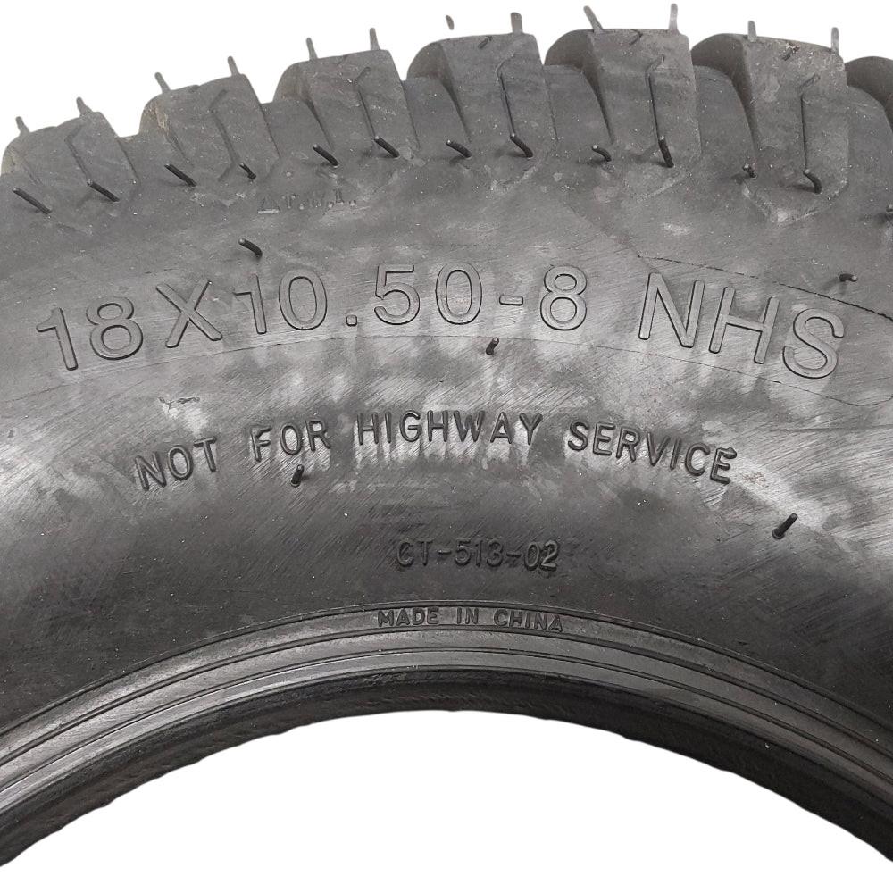 Proven Part 4 Ply Tire 18x10.5-8 Fits Hustler 607797