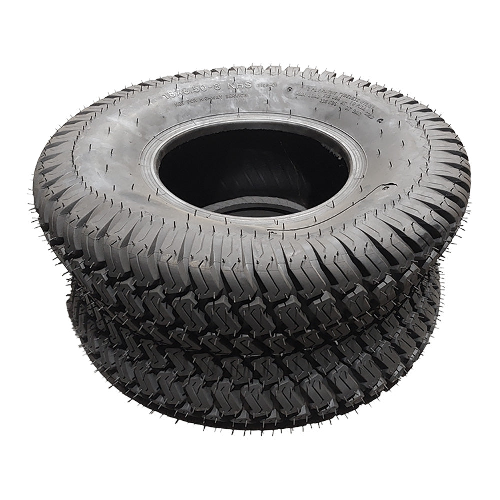 Proven Part 18X8.50-8 Lawn Mower Cart Turf Tire 4PR Tubeless