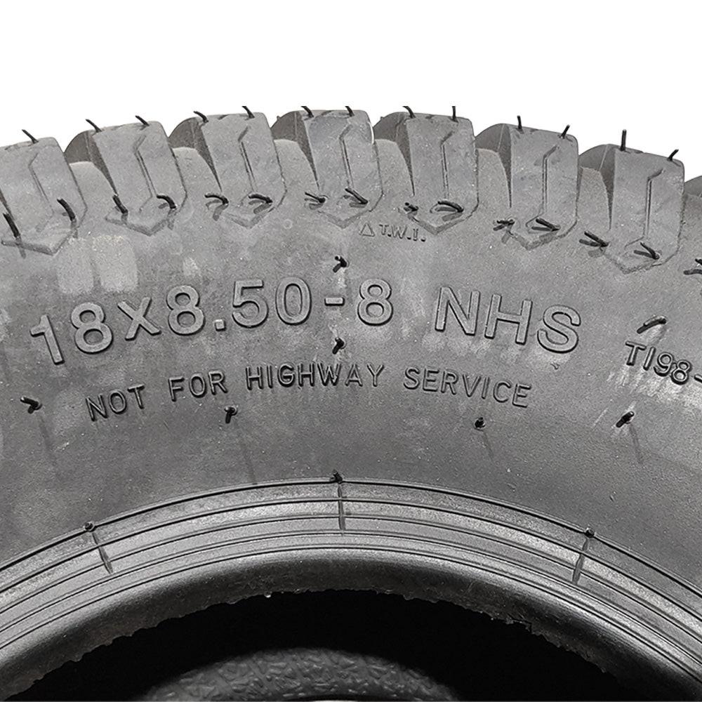 Proven Part 18X8.5-8 Turf Lawn Mower Tractor Tire 18X8.50-8 4 Ply Tubeless Set Of 2 - Proven Part