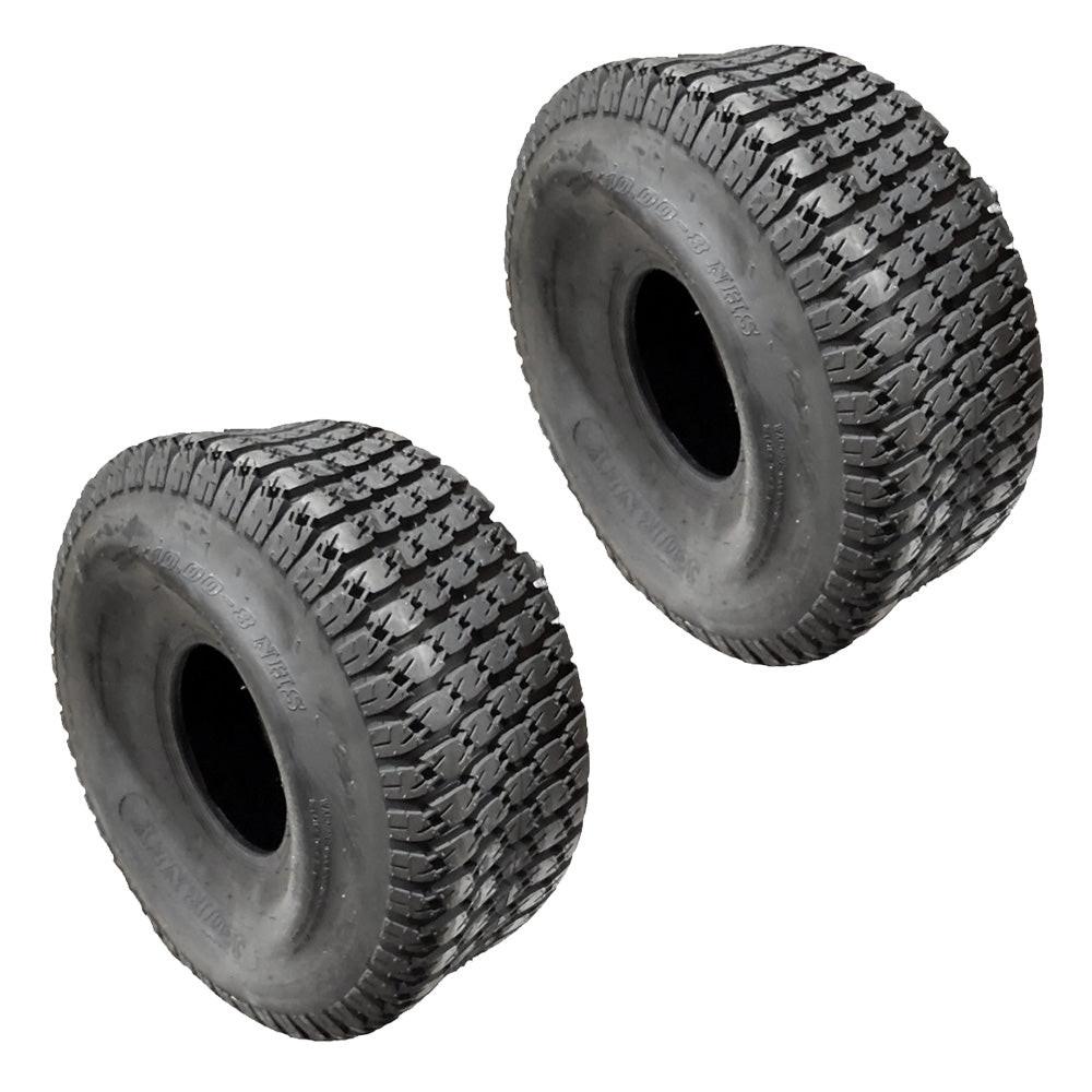 Juego de piezas probadas de 2 neumáticos para cortacésped de carrito de golf Atv 22,5X10-8 22,5X10X8 de 4 capas Go Kart