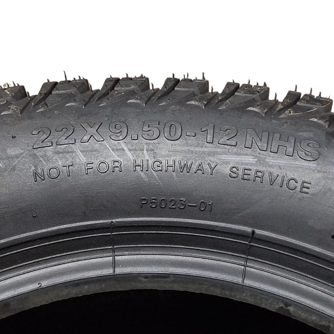 Proven Part Set Of 2 22X9.50-10 Lawn Mower Tubeless Turf Tires 4PR - Proven Part