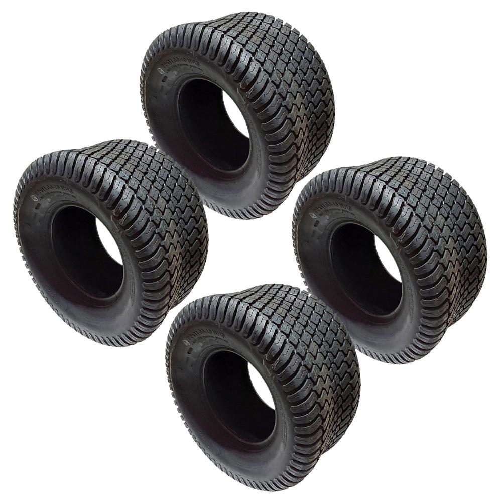 Paquete de 4 neumáticos de goma de pieza probada 22X11-10
