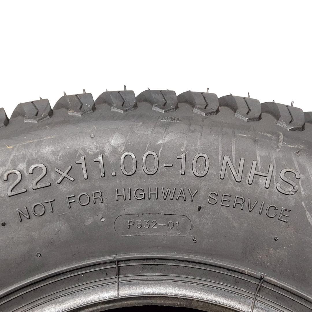Proven Part 22X11-10 Lawn Mower Riding Tractor Turf 4PR Tire 2Pk