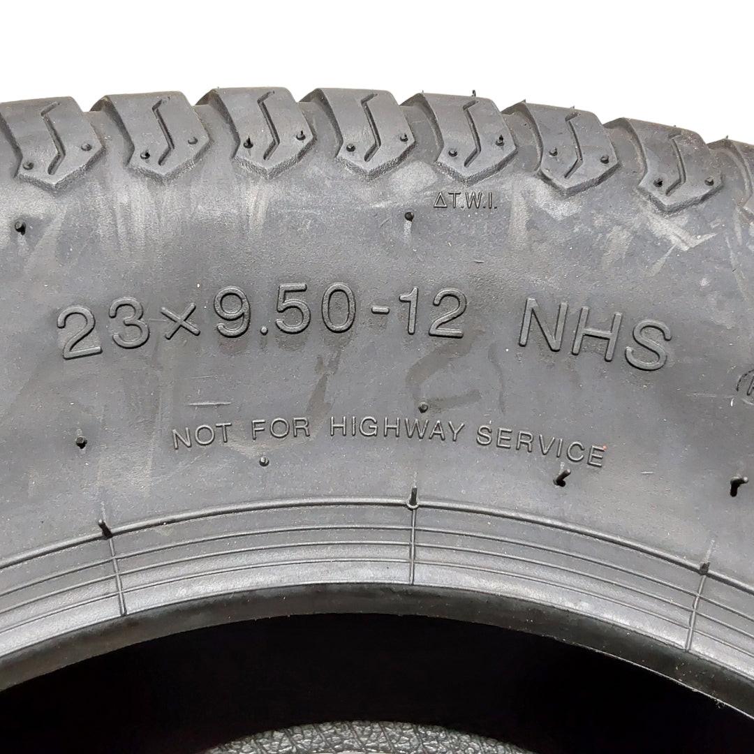 Proven Part Set 2 23X9.50-12 Lawn Mower Tires 4PR 23X9.50X12 Heavy Duty Turf Tractor Tire Us