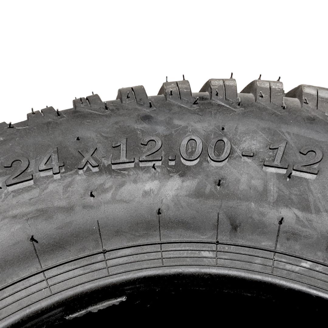 Proven Part 2-Pack Lawn Mower Garden Tractor Rubber Tires 24X12-12 24X12X12 - Proven Part