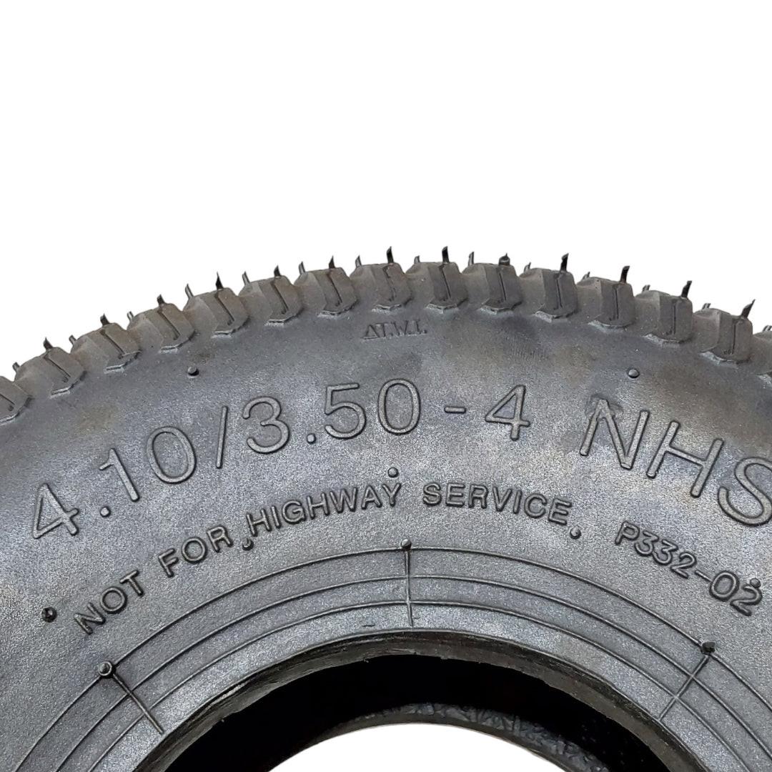 Neumático de caucho de pieza probada 4.10/3.50-4