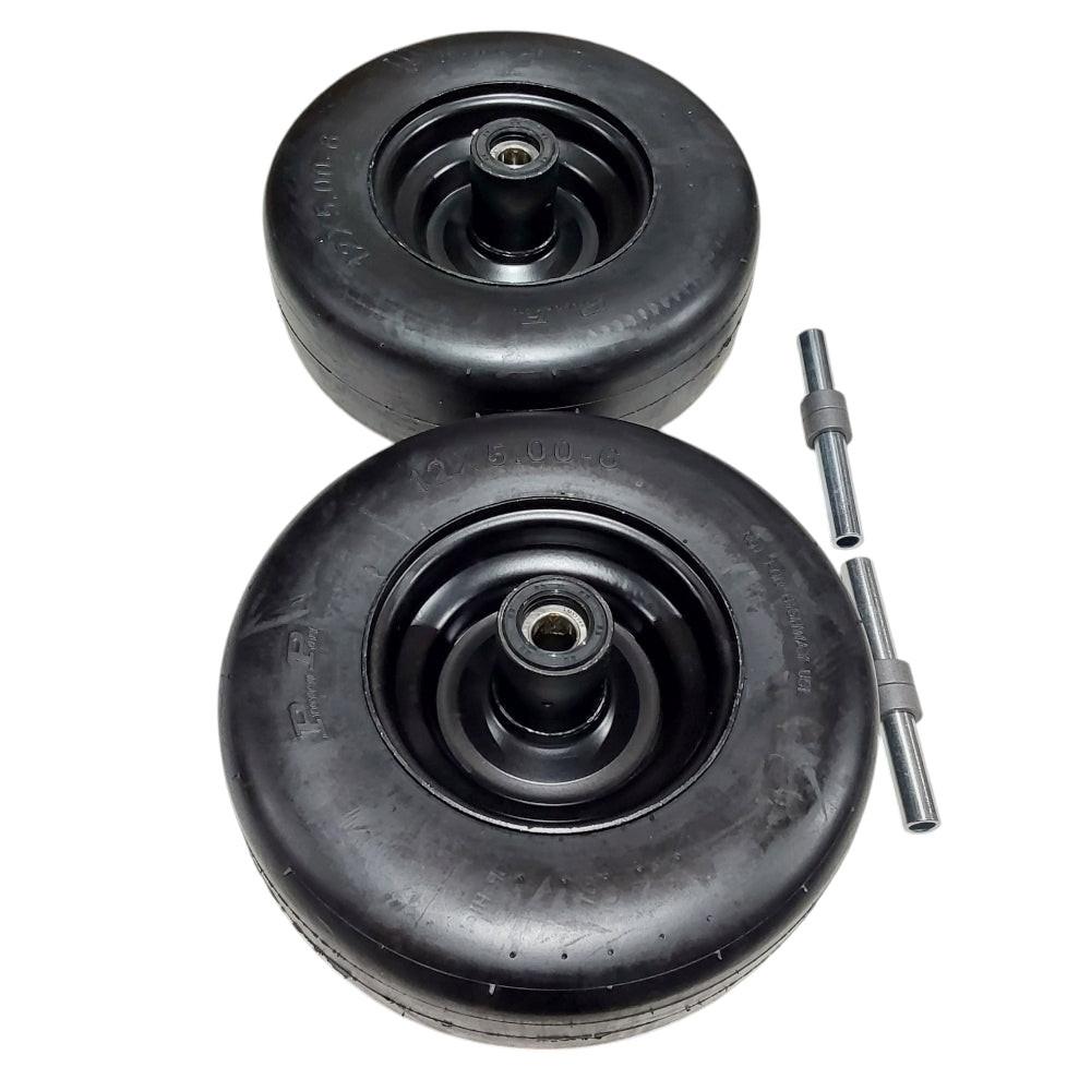 Proven Part 2-Pack Semi Pneumatic No-Flat Tire 12x5-6 Fits Greenworks R0200711-00 3420111523