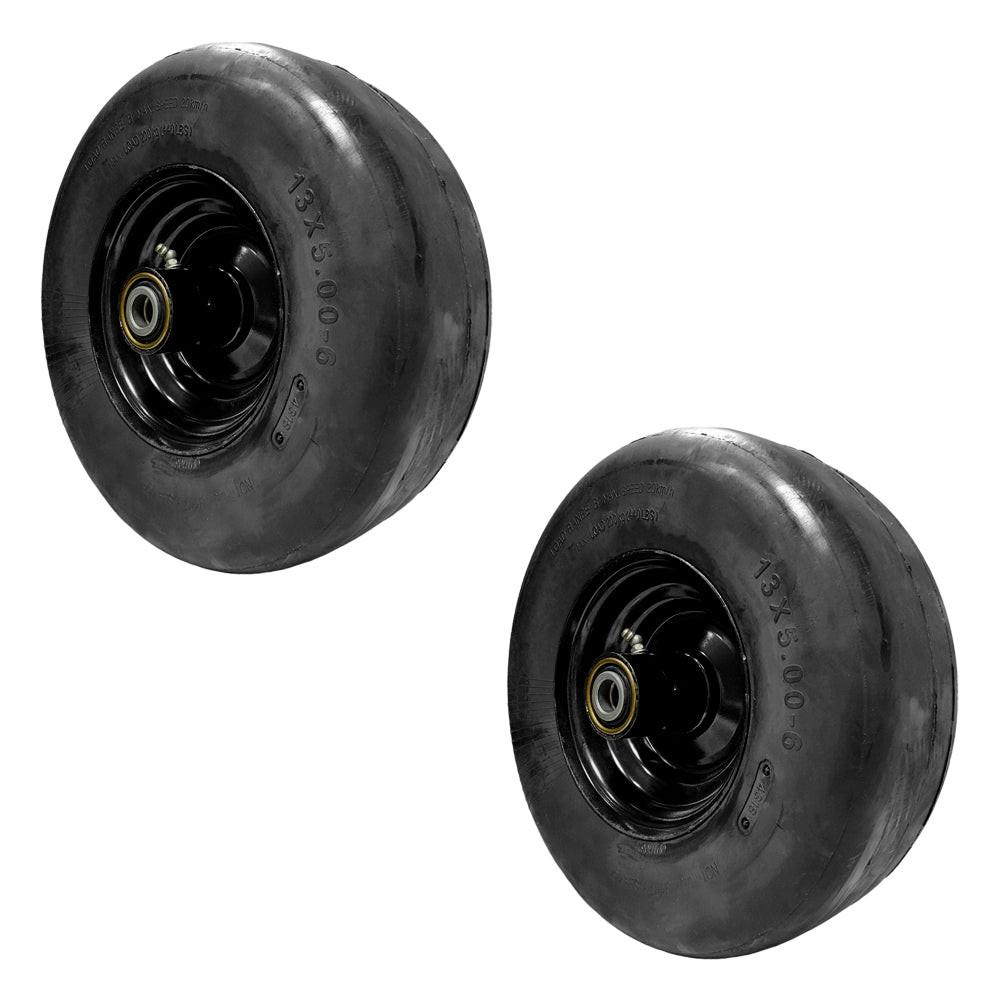 Proven Part Set Of 2 13X5.00-6 Pneumatic No-Flat Tire Assemblies Compatible With Sentar, and Stander X, Sport X 72460004, 72460029, 98460055