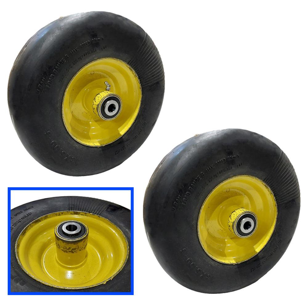 Juego de 2 piezas probadas de neumáticos sólidos sin pinchazos, 13X5.00-6, conjuntos de ruedas para Tca13769 Tca12430 Tca26303 B1Wl58 D38009