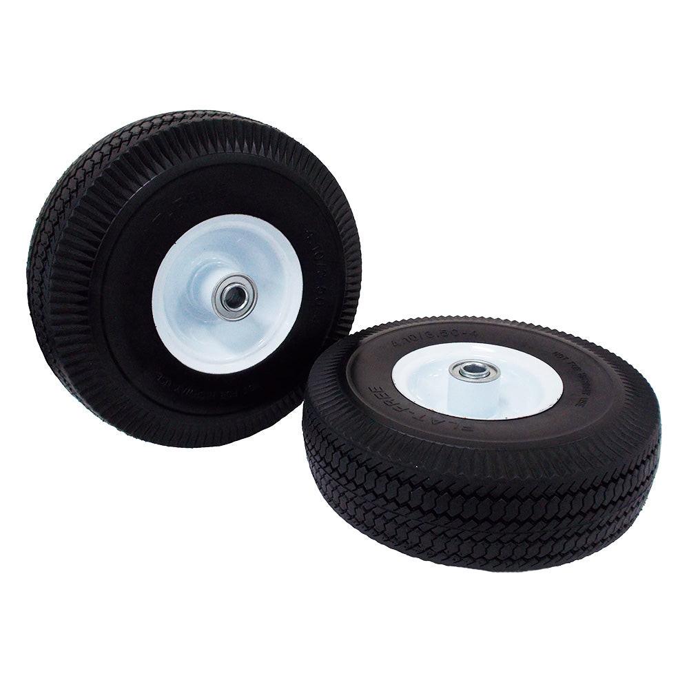 Proven Part 2-Pack Wheel Assembly 4.10X3.5-4 No-Flat Fits Little Wonder Front Tire - Proven Part