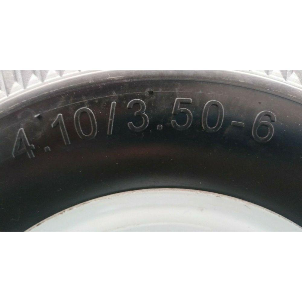 Proven Part Set Of 2 No-Flat Solid Puncture Proof Rear Wheel Tire Assembly 4.10X3.50X6 For 4164204 For Walk Behind Blowers - Proven Part