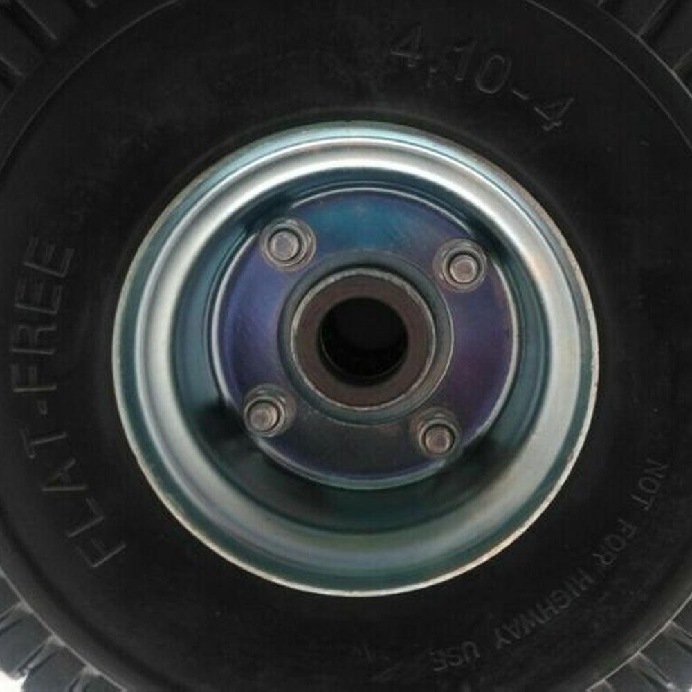 Proven Part Set Of 2 4.10X3.5X4 Solid No-Flat Semi-Pneumatic Tires With Bearings Fit 72310001 15041 Compatible With 2 Wheel Velke System X2 - Proven Part