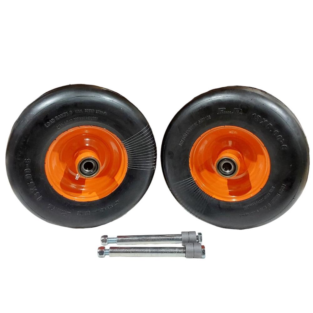 Juego de piezas probadas de 2 conjuntos de ruedas para Scag 483049 13X5X6 Tiger para Cub Sabre