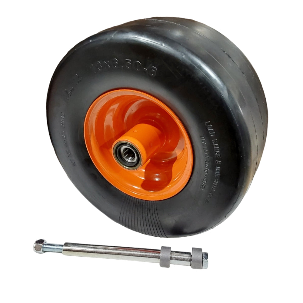 Proven Part (1) Flat Free Wheel Assembly For Scag 483050 482504 9278 13 X 6.50-6 13X6.50X6