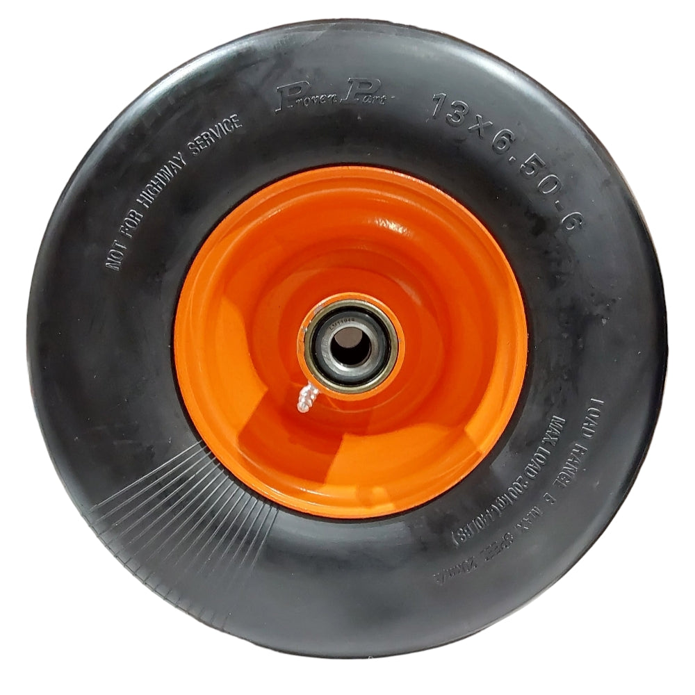 Proven Part (1) Flat Free Wheel Assembly For Scag 483050 482504 9278 13 X 6.50-6 13X6.50X6