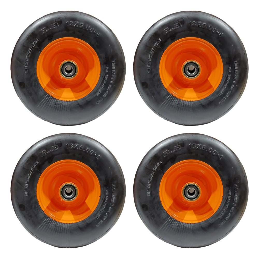 Conjunto de rueda de pieza probada para Scag 483049 13X5X6 Tiger para Cub Sabre
