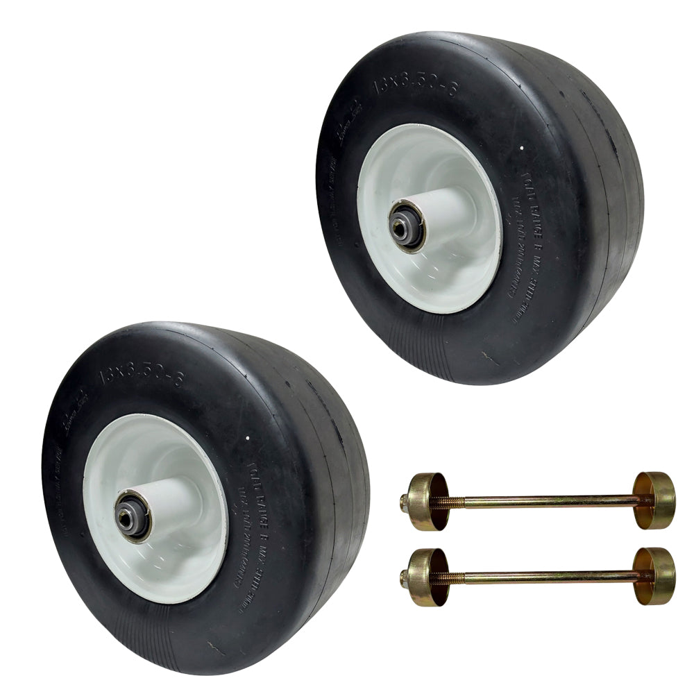 Proven Part Set Of 2 13x6.50-6 No-Flat Tires Fit Ferris 5023279, IS2100Z, S800X