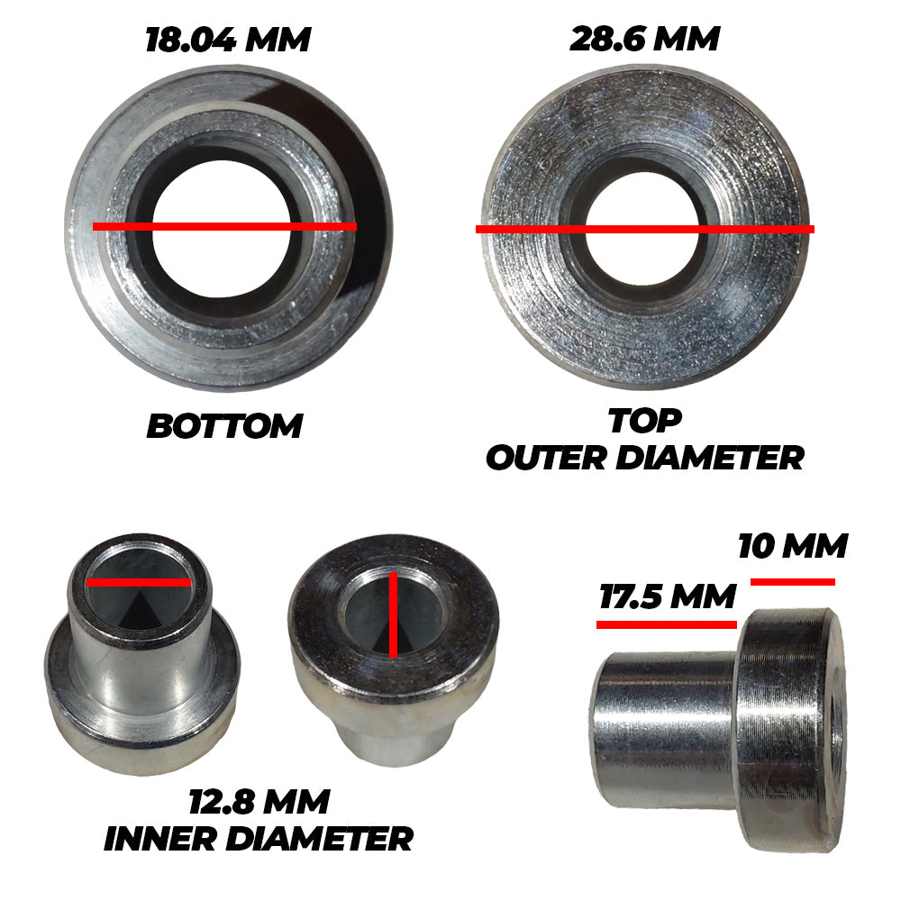 Proven Part No-Flat Wheel Insert Convert To 10mm