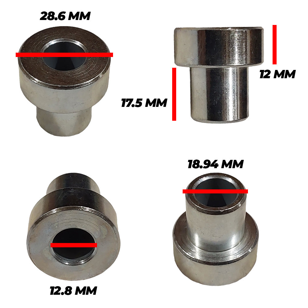 Proven Part No-Flat Wheel Bushing 1/2" Bore 12mm Spacer