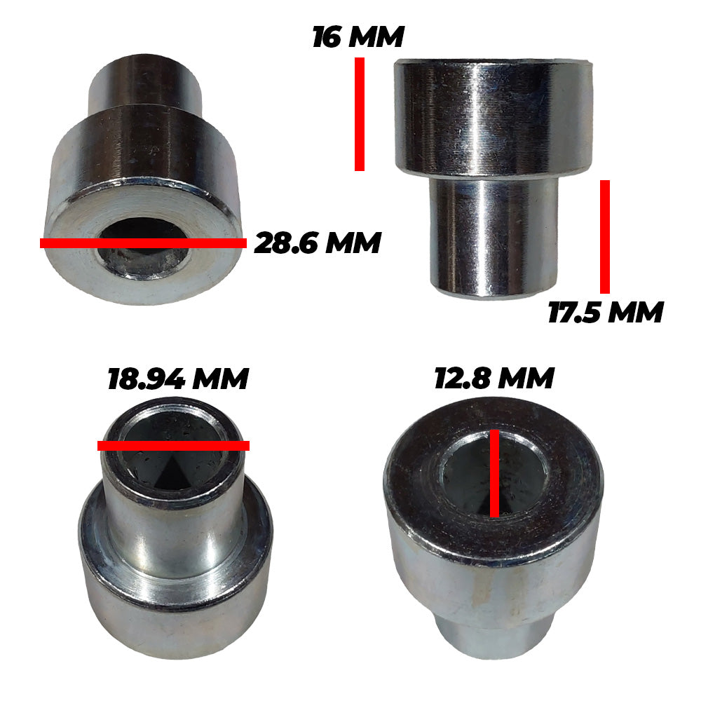 Proven Part No-Flat Wheel Bushing 3/4" - 5/8" 16mm