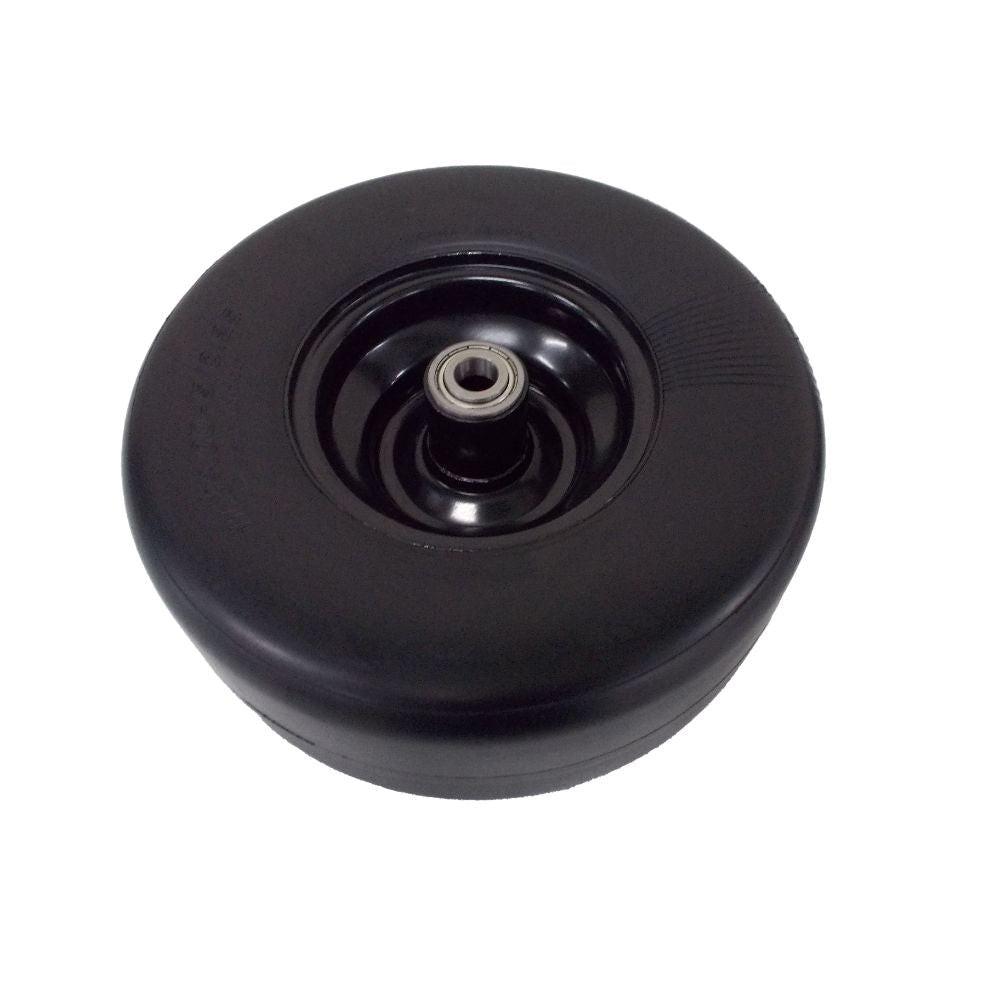 Proven Part 2 Pack 11X4-5 Black Rim Front Solid Puncture Proof Smooth Tires Compatible With Stander B 72460040 No-Flat and 4169567 Includers Bearings 77410036 - Proven Part