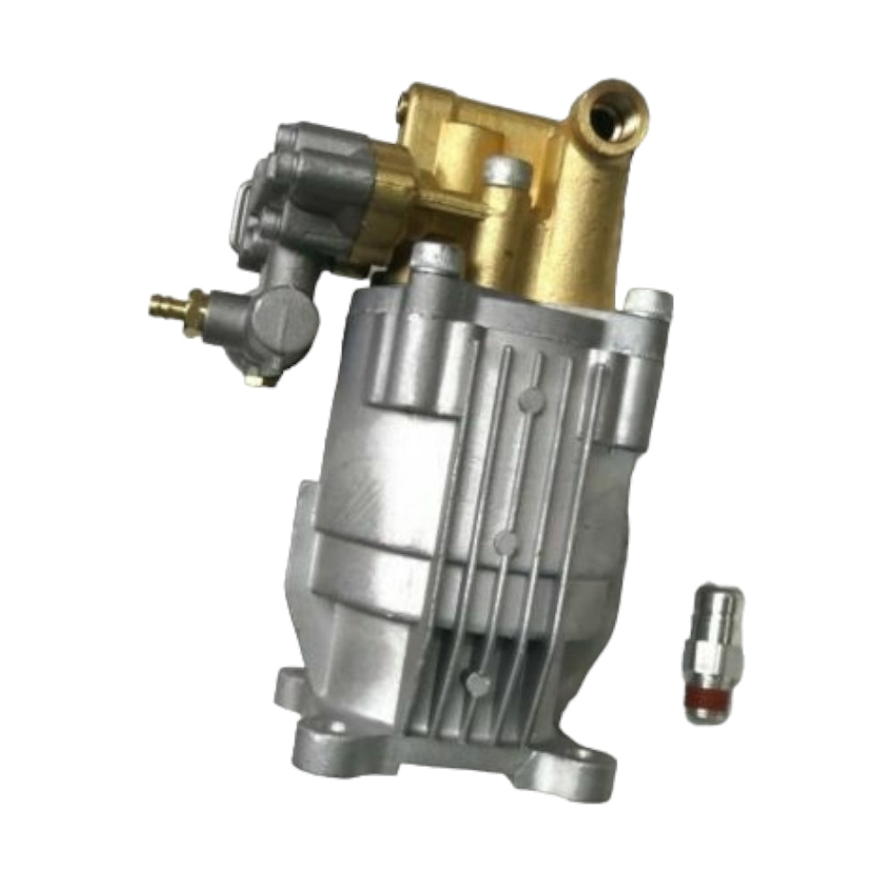 Bomba de lavado a presión con cabezal de latón horizontal, pieza comprobada, se adapta a muchas marcas y modelos con eje de 3/4 de pulgada, solo 3000 psi