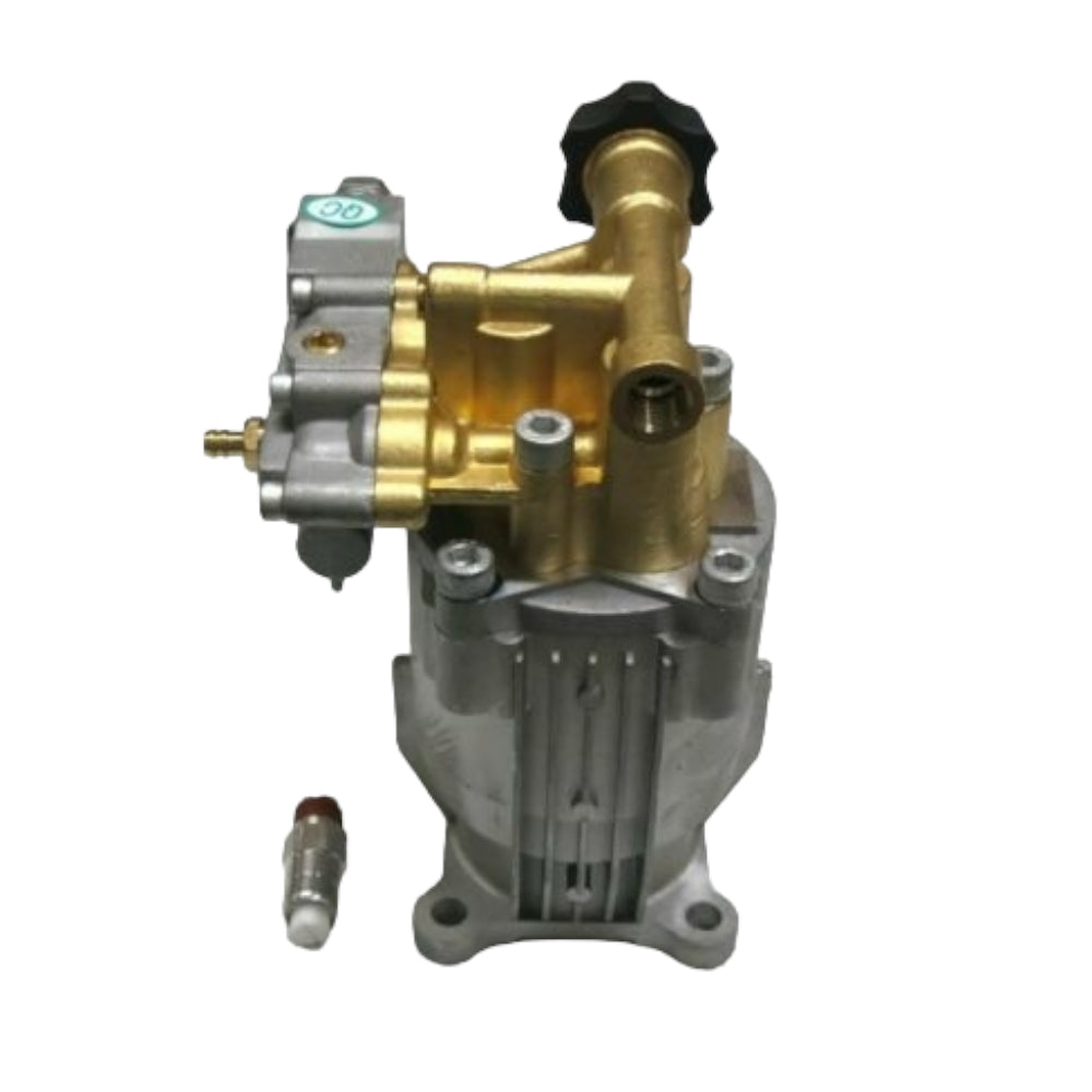 Bomba de lavado a presión con cabezal de latón horizontal, pieza comprobada, se adapta a muchas marcas y modelos con eje de 3/4 de pulgada, solo 3000 psi