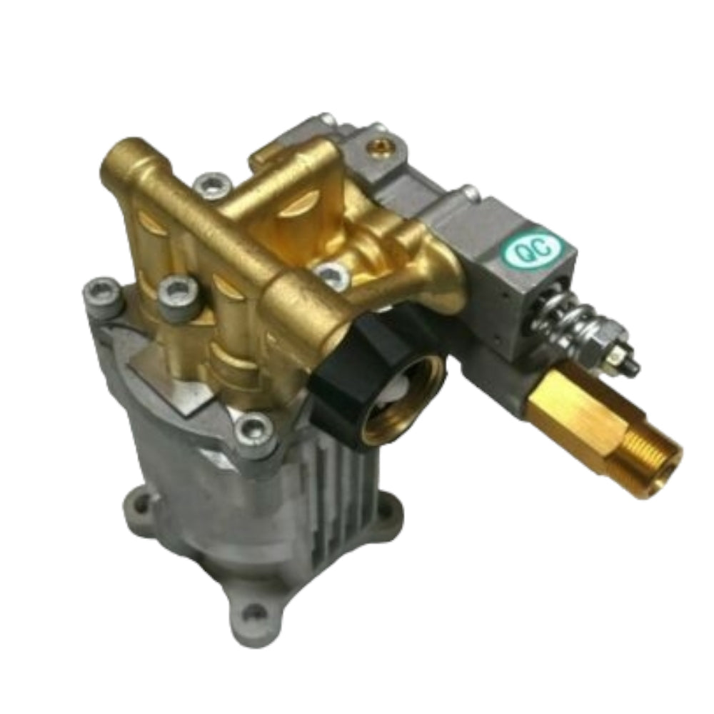Bomba de lavado a presión con cabezal de latón horizontal, pieza comprobada, se adapta a muchas marcas y modelos con eje de 3/4 de pulgada, solo 3000 psi