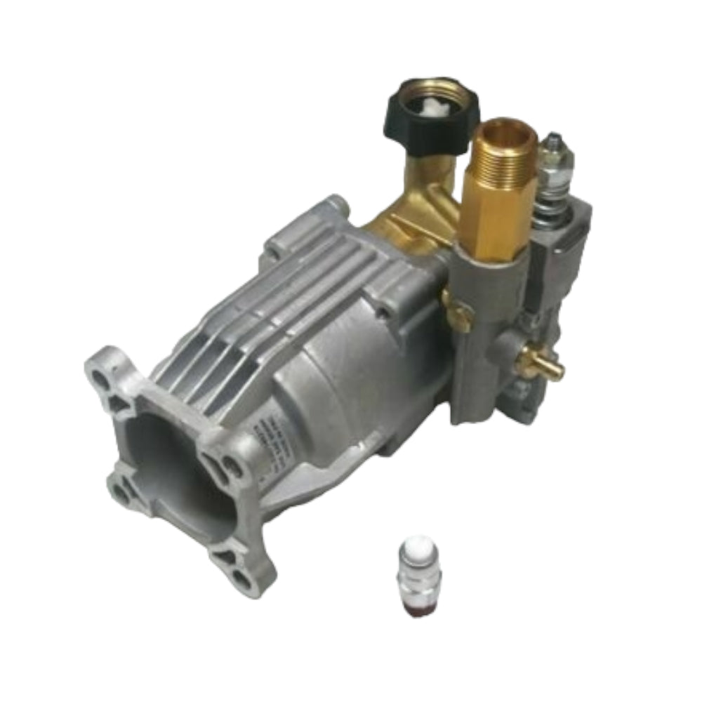 Bomba de lavado a presión con cabezal de latón horizontal, pieza comprobada, se adapta a muchas marcas y modelos con eje de 3/4 de pulgada, solo 3000 psi