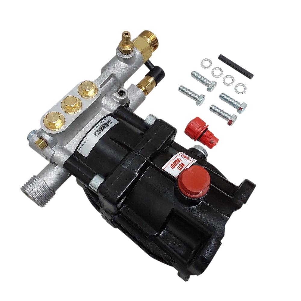 Axial Pump 2600 PSI 2.4 GPM 3/4" Horizonal Shaft M22 Outlet NH 3/4" Inlet