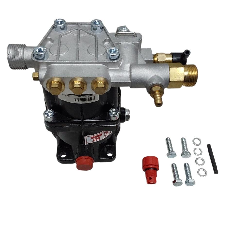 Axial Pump 2600 PSI 2.4 GPM 3/4" Horizonal Shaft M22 Outlet NH 3/4" Inlet