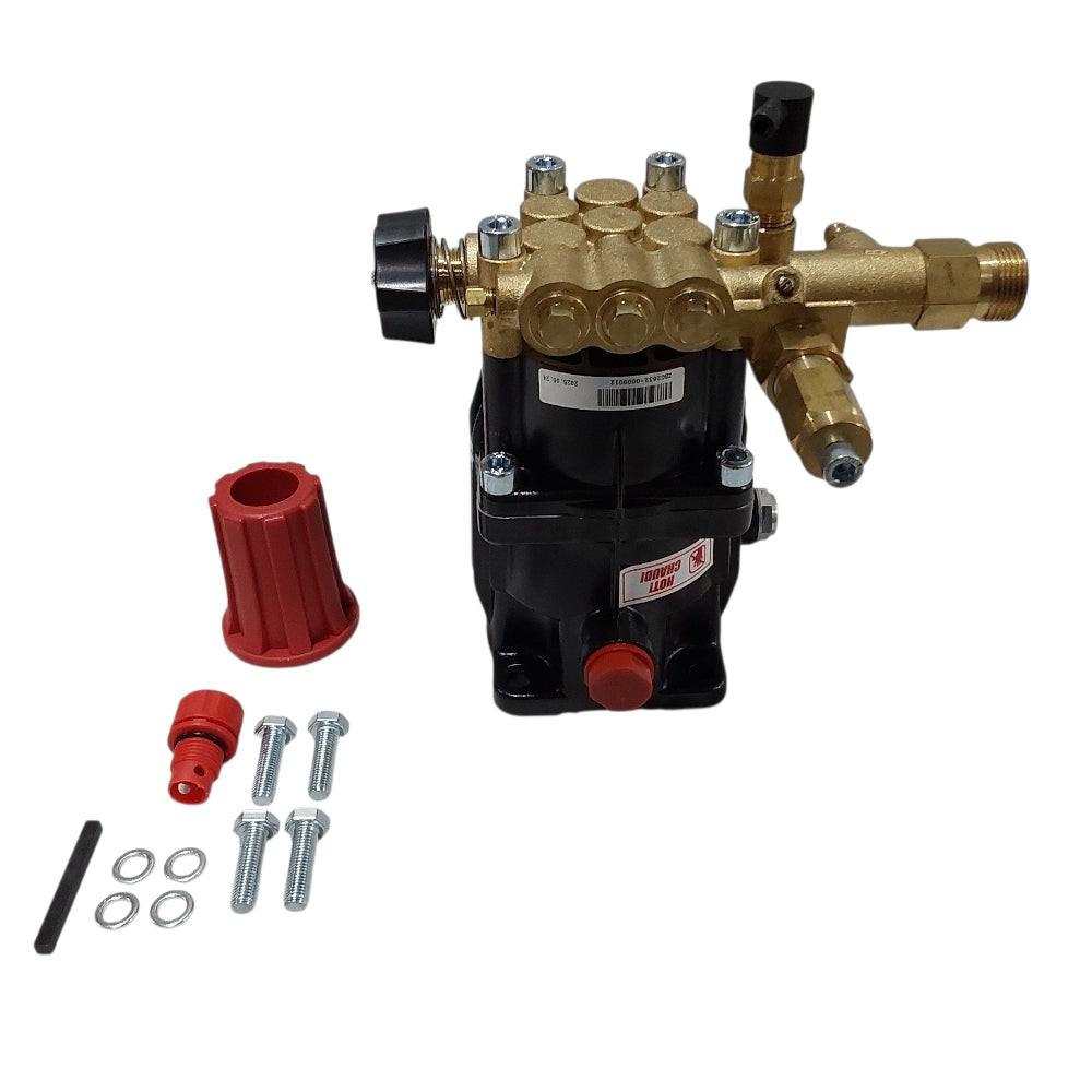 AXIAL PUMP.3200PSI.2.6GPM.3/4"H.SHAFT.M22M OUTLET.NH3/4"F INLET.