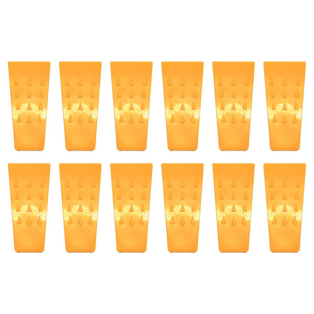 Pieza probada de 5,5 pulgadas. Herramientas de registro de cuña de motosierra para tala de árboles con pinchos de plástico amarillo para 23562