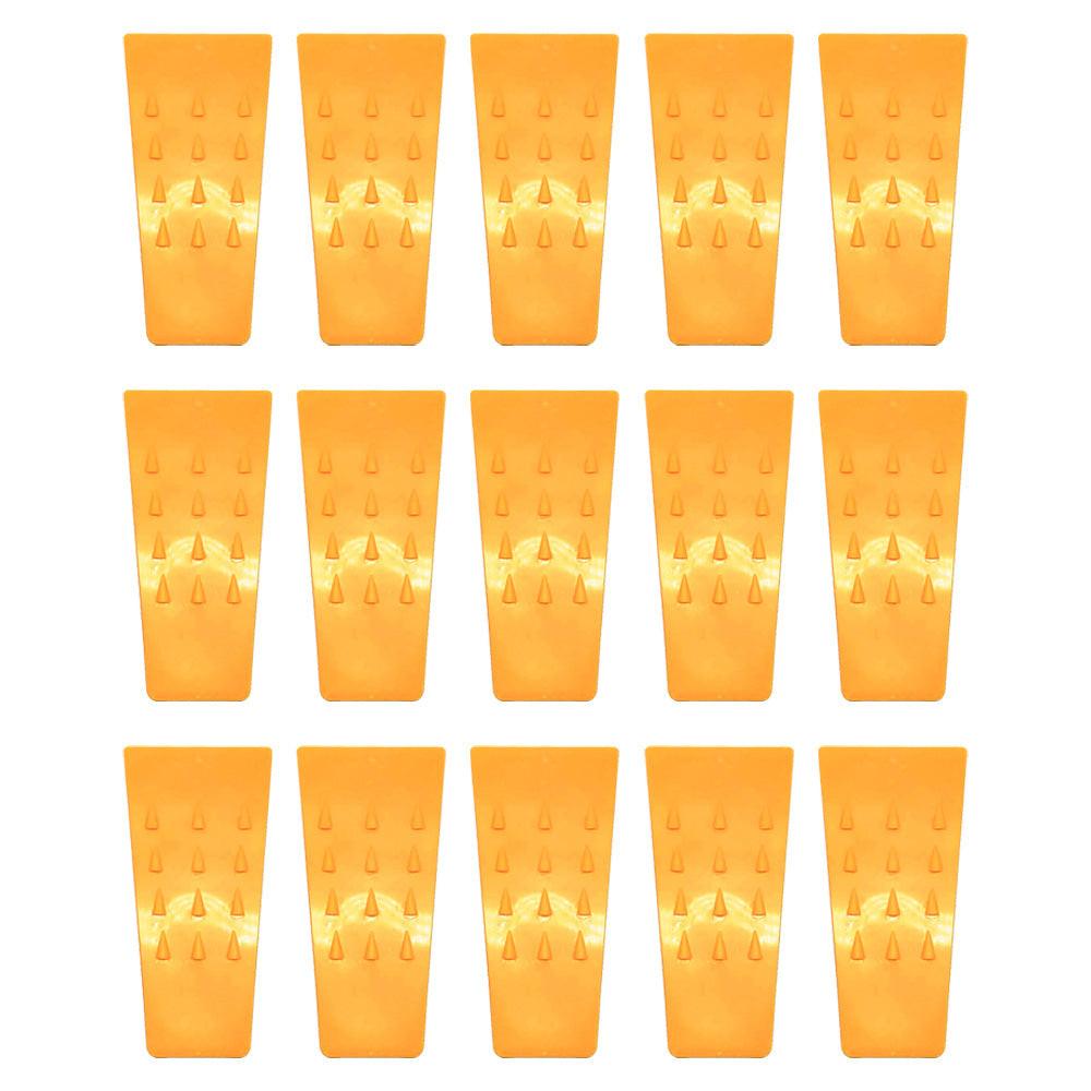 Pieza probada de 5,5 pulgadas. Herramientas de registro de cuña de motosierra para tala de árboles con pinchos de plástico amarillo para 23562